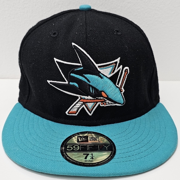 New Era x NHL San Jose Sharks Official Players Hat - Picture 2 of 11